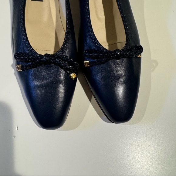 Bally Melissa & Lucy blue pair and Brown Leather Slip-On Pumps Heel Size 10 M - Picture 6 of 16